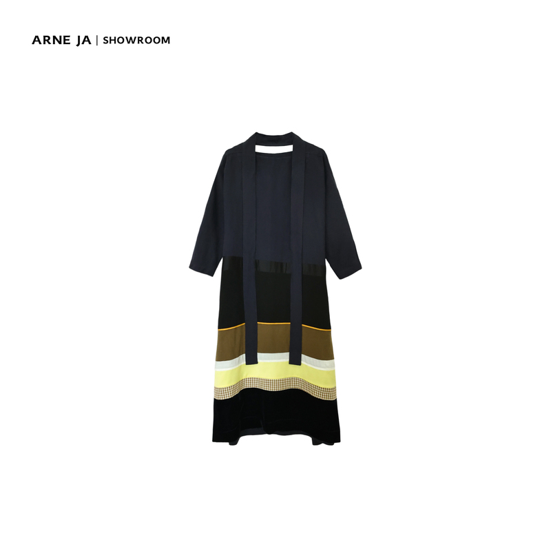 「Arne Ja」Color Emotion Progressive Patchwork Craft Mondrian Dress D62Sl1153 「Arne Ja」Color Emotion Progressive Patchwork Craft Mondrian Dress D62Sl1153