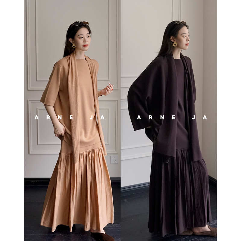 「Arne Ja」Australian Imported Ultra-Fine High-Twist Worsted Wool Warm Beauty Set W19636026 「Arne Ja」Australian Imported Ultra-Fine High-Twist Worsted Wool Warm Beauty Set W19636026