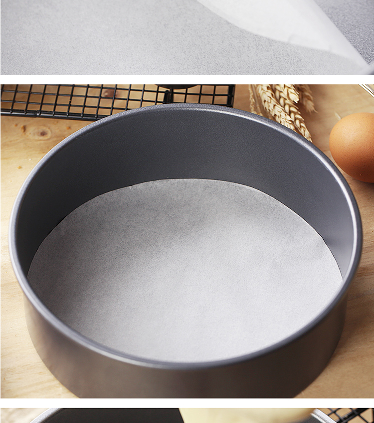 Triển lãm nghệ thuật 6 inch 8 inch giấy dầu silicon 20 tờ Phát hành bánh nhiệt độ cao khuôn chống dính giấy pad tròn phát hành giấy - Tự làm khuôn nướng khuôn làm bánh flan