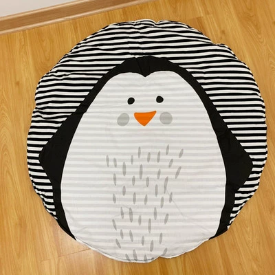 Ковер, нескользящие хлопковые детские качели для ползания, детский круглый игровой коврик, подвесная корзина