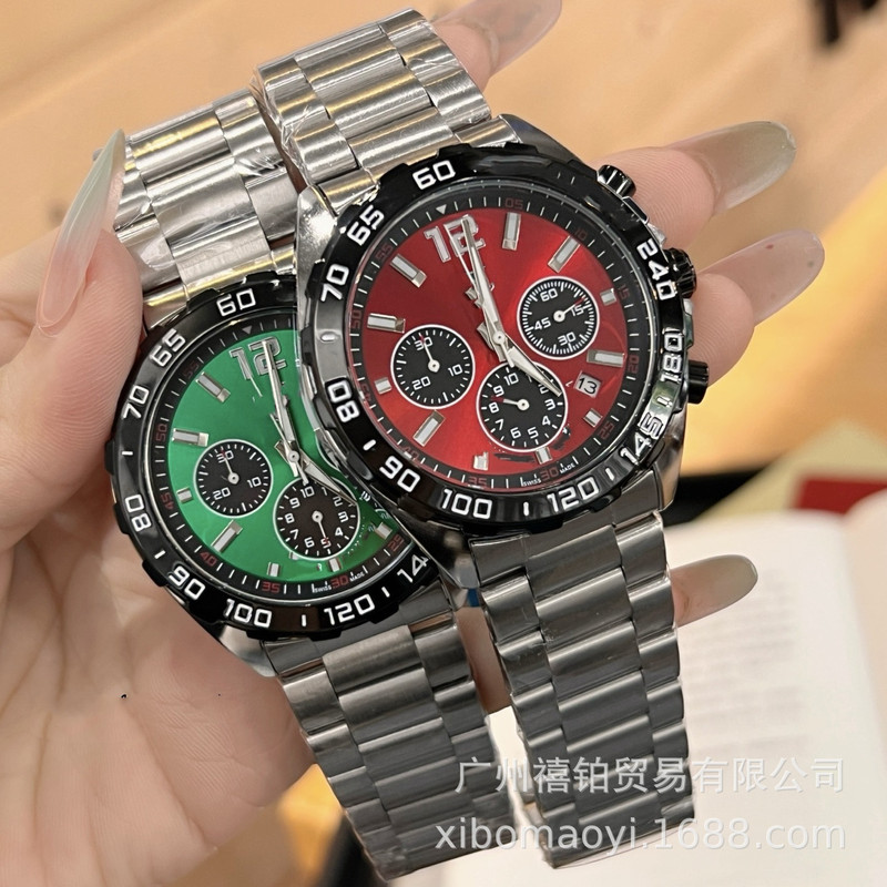 Popular Quartz Watch, Chronograph, Waterproof, Sporty, Fashionable, Trendy Men's Watch, Silicone Wristwatch Ta002