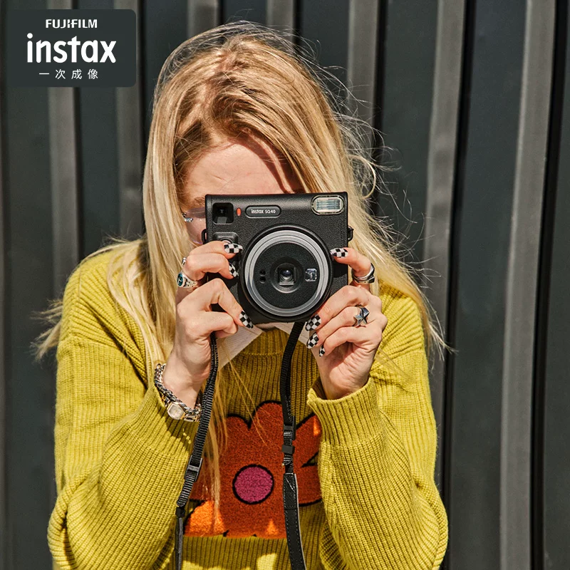 Polaroid, квадратная маленькая переносная камера для мужчин и женщин, 40, подарок на день рождения