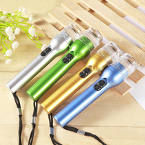 Replaceable battery mini bright LED flashlight pocket flashlight portable outdoor small flashlight home lighting