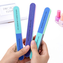 Manicure tools seven-sided nail file sponge file creative manicure tool polishing strip multi-sided frosted polishing file