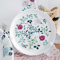 Spot Japan NARUMI Narumi North European illustrator limited cooperation bone China plate cake plate 16cm