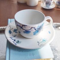 Spot special Wedgwood blue bird blue bird European Retro Ceramic espresso cup and saucer 80ml