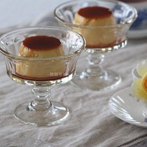 Sisi Tea Shop France La Rochere tall dessert bowl ice cream cup yogurt fruit cup shaved ice Cup vintage