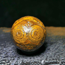 内蒙古四子王旗天然眼睛石原石奇石花眼玛瑙 戈壁石筋脉 糖心地表