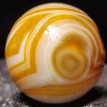 Outer Mongolia Alxa natural silk-wrapped flower-eye agate sky-eye stone rough stone Gobi veins sugar heart