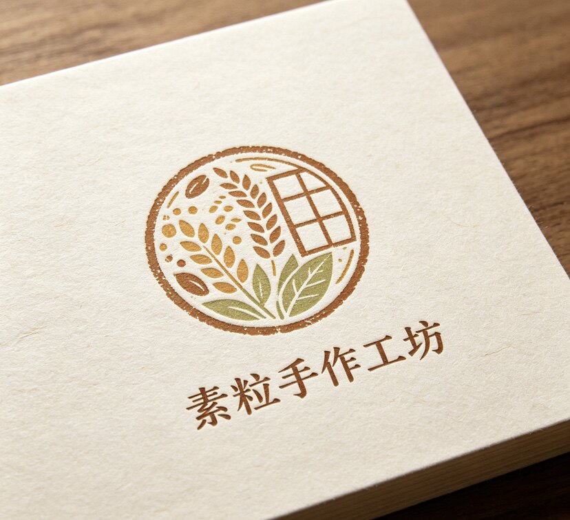 素粒手作工坊的LOGO