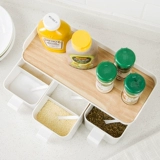 Приправа коробки костюмы кухонные принадлежности Установка стойки истории приправы приправы приправы танка соли соли соли.