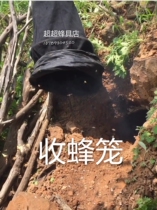 Bee collection cage dragon cloth bag bamboo bee collection tool Bee peak beekeeping tool complete set of bee collection and luring tools