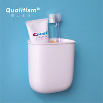 Paste toothbrush holder toilet wall storage box kitchen chopsticks spoon drain rack high quality plastic storage rack