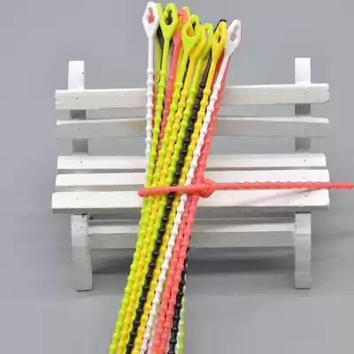 30 candy-colored plastic strapping cord closures strap strapping rope tear strip durable food fresh corset bag
