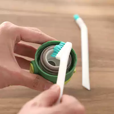 Bottle mouth brush gap brush nylon brush hard brush plastic elbow Cup brush long handle warm bottle brush hydraulic pot brush Japan