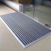 Aluminum alloy floor mat embedded dust-removing mud scraping mat commercial entrance door outdoor dust-proof anti-slip carpet door mat