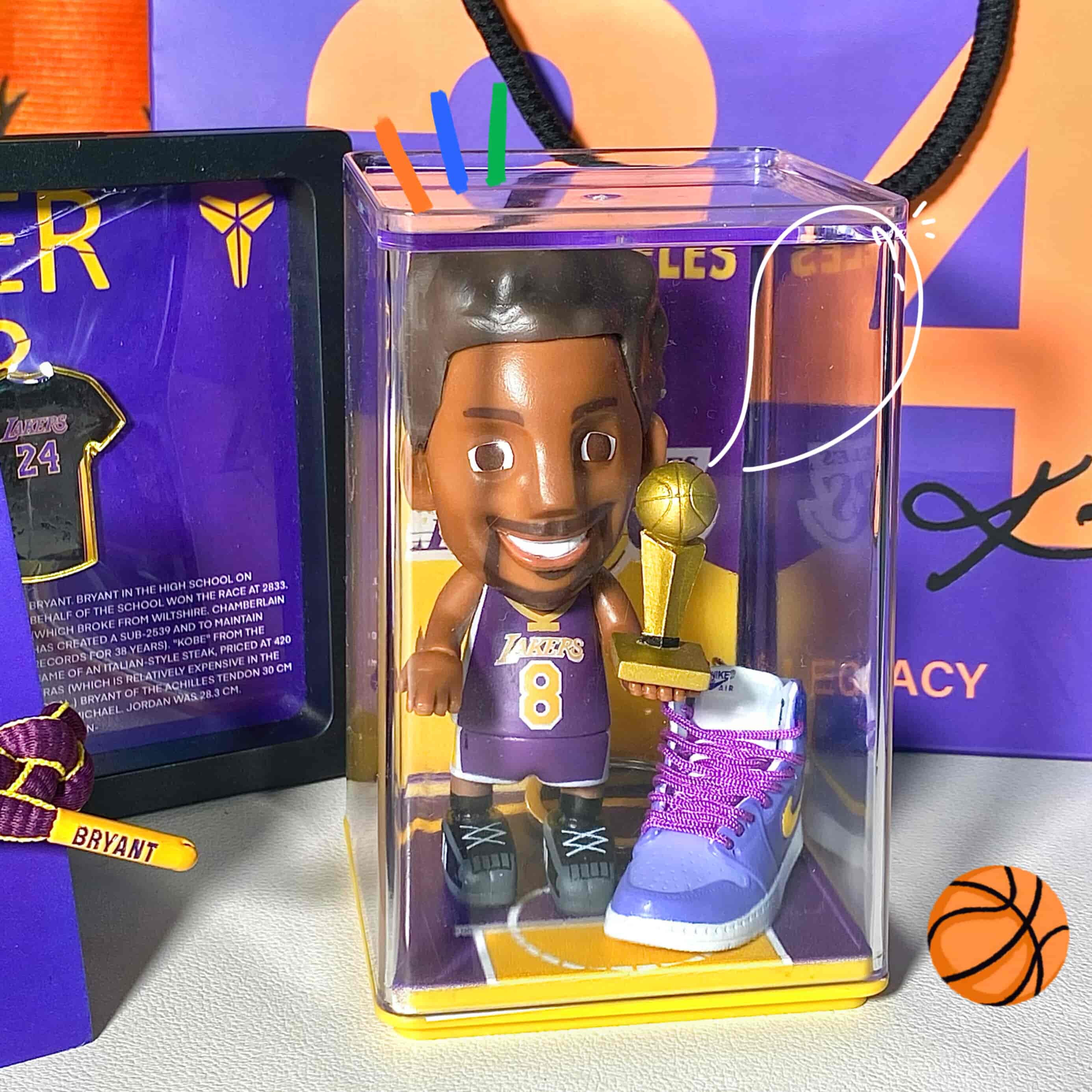 Kobe Souvenir Model Bracelet Doll Limited Edition Basketball James Curry Birthday Gift Practical Boys