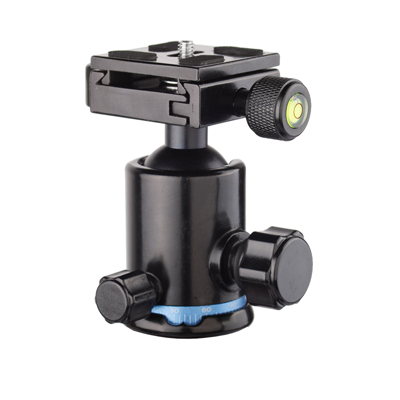 Metal panoramic spherical anti - shaking professional Yuntai Universal anti - shake damper 360 - degree fast - paced cricket head