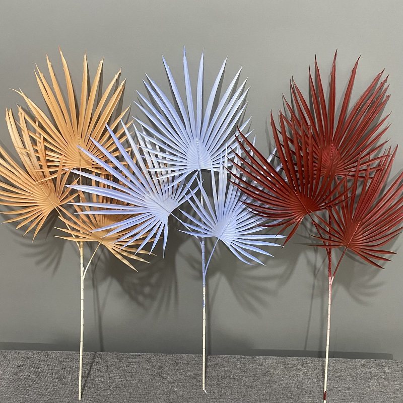 Wedding Celebration Flower Sea Bile Leaf Red Champagne Wedding Hall Suspended Ceiling Decoration Floral Material Flower Arrangement Softfit Tortoise Back Leaves