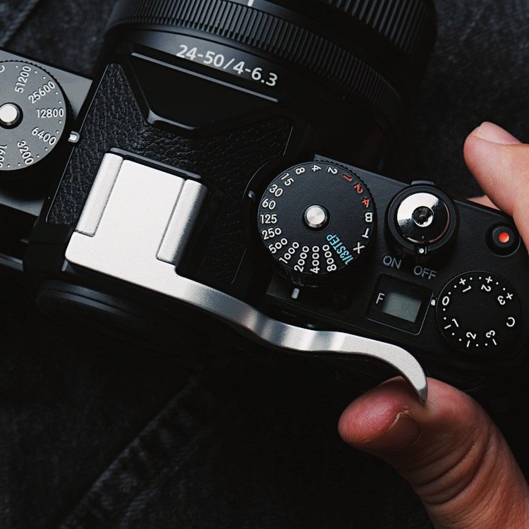 Metal Hot Shoe Thumb-Up Hotshoe Thumb Up Grip For nikon Zf Z-f