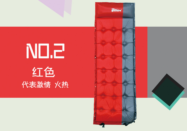 Tread mùa xuân ngoài trời pad dày tự động đệm bơm hơi duy nhất pad ngủ cắm trại lều ăn trưa nghỉ trưa mat mat mat - Thảm chống ẩm / Mat / Gối thảm dã ngoại