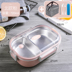 hop dung com giu nhiet Hộp cơm trưa cách nhiệt bằng thép không gỉ 304 trường tiểu học có nắp hộp ăn trưa đơn giản thành 1 nhân viên văn phòng xách tay có nắp chống vảy - Hộp cơm điện sưởi ấm hộp cơm hâm nóng lock and lock Hộp cơm điện sưởi ấm