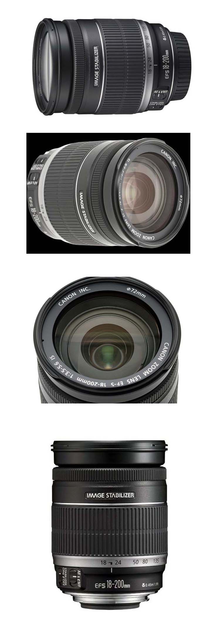 Canon Canon EF-S 18-200mm f 3.5-5.6 IS tele zoom tele SLR - Máy ảnh SLR lens góc rộng sony