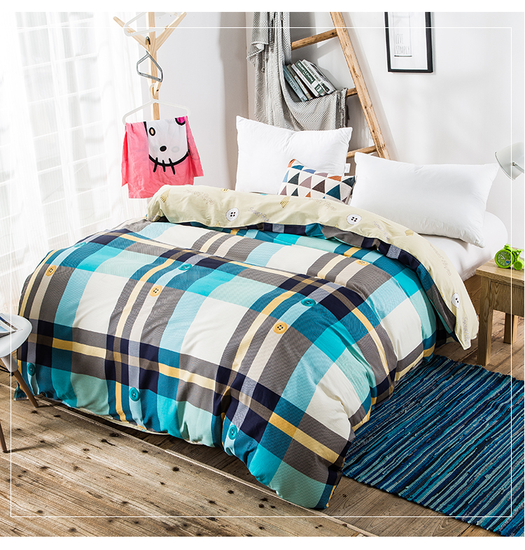 Bông chăn bông twill bông one-piece 200x230 1,5 sinh viên rơi và mùa đông một mảnh trẻ em chăn trẻ em - Quilt Covers bộ chăn ga