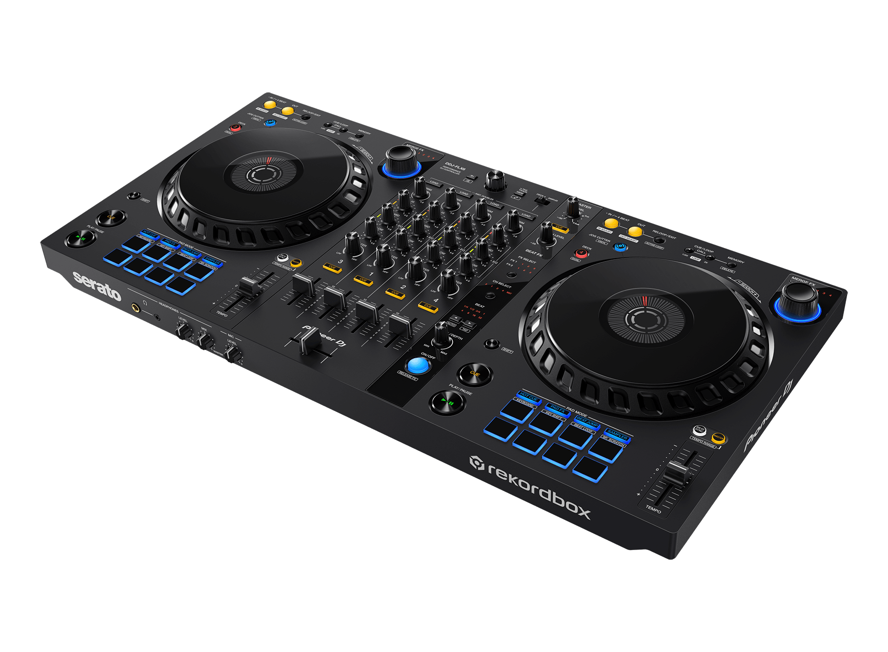 pionner pioneer DDJ-FLX6 digital DJ controller rekordbox Serato DJ four-way DJ controller