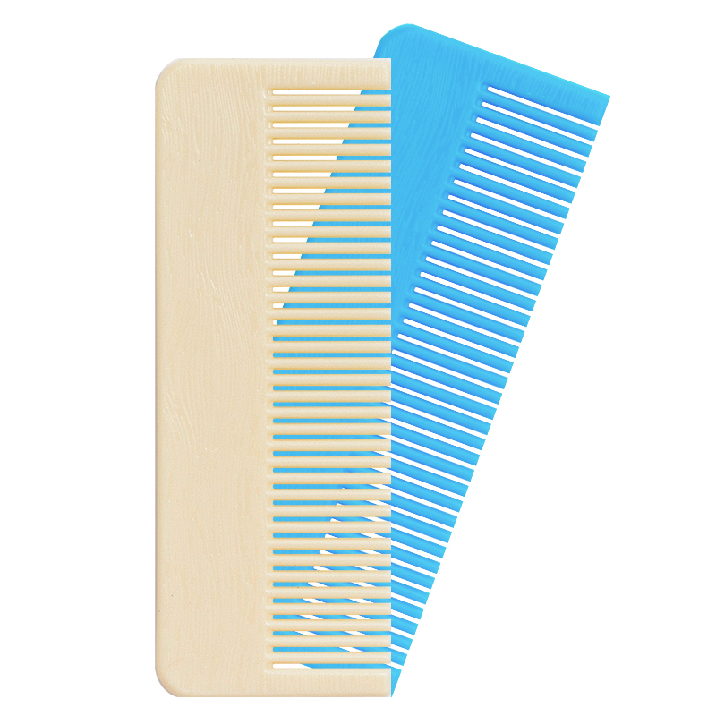 Travel portable comb Business travel straight handle small comb Comb hair comb hair