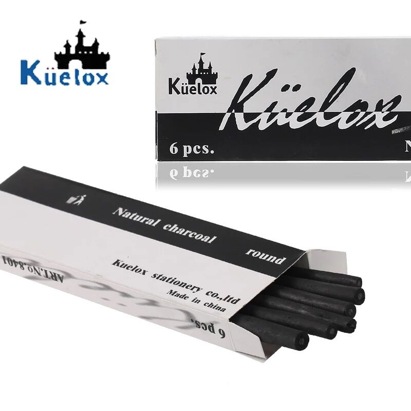 Gorle 8401 cotton wicker charcoal strips carbon wood carbon strip wood sketching (6-8mm) 6 clothes