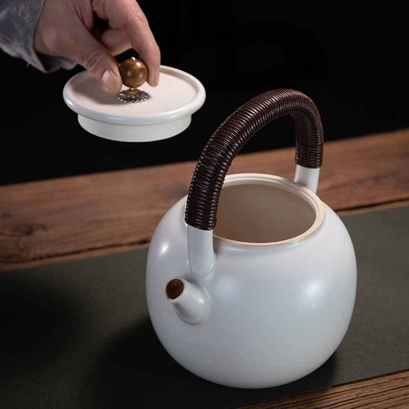 Electric ceramic POTS make tea tea stove kettle specialized ceramic POTS soda glaze the slice cooked this teapot set tea tea