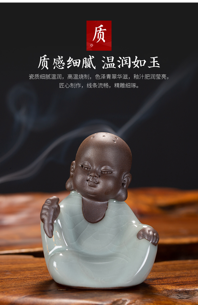 Ceramic kung fu tea accessories checking out creative small boutique zen tea pet furnishing articles and fair tea fun to play