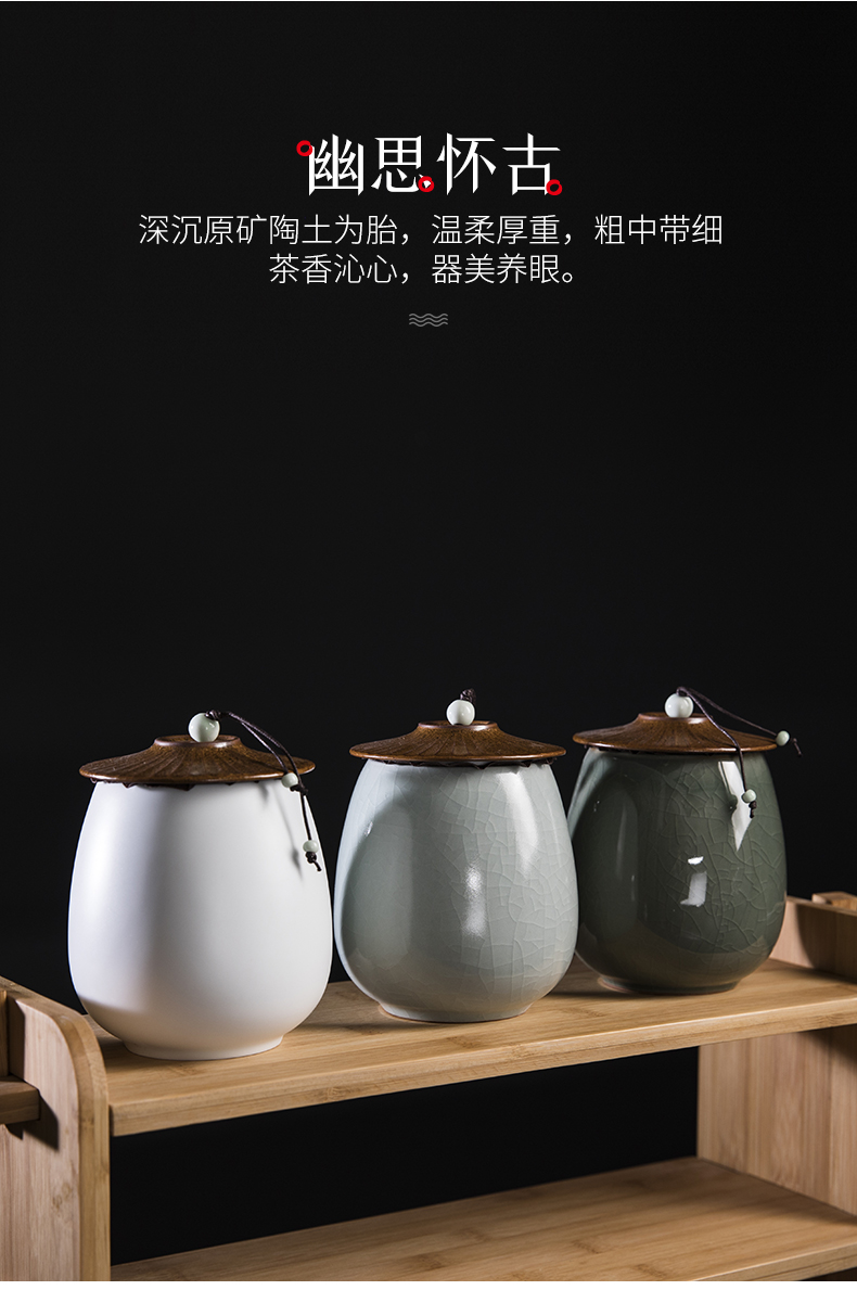 Ceramic tea pot small storage POTS home with cover portable portable mini pu seal your up POTS