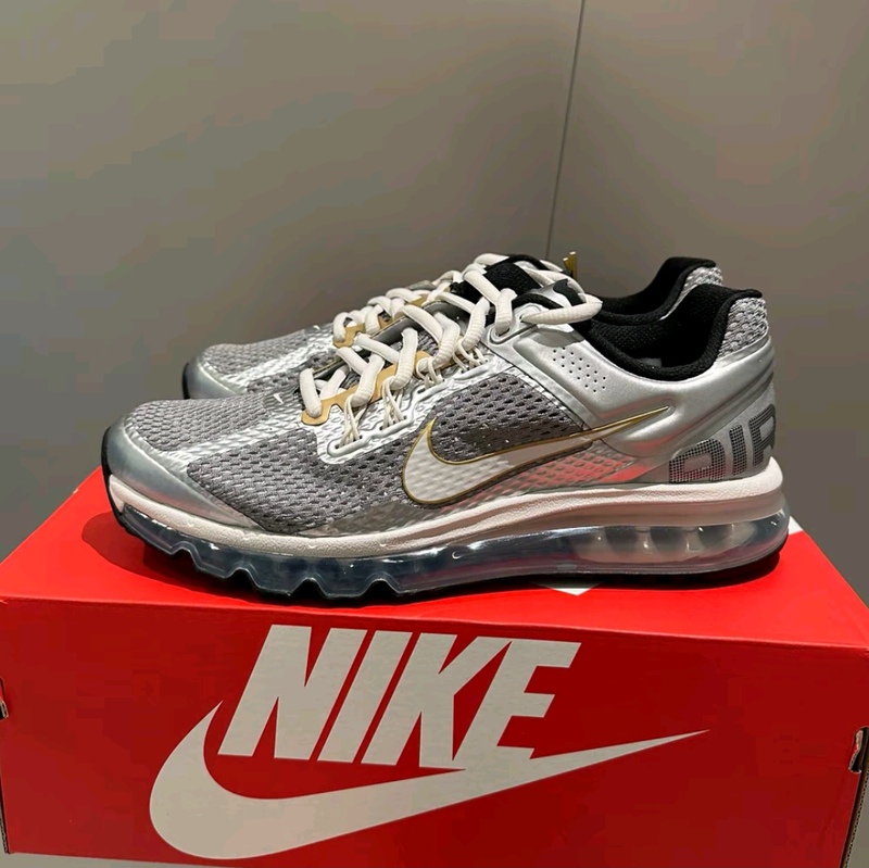 Authentic Nike Air Max 2025 Men's Cushioning and Breathable Sports Running Shoes Hj7901-095