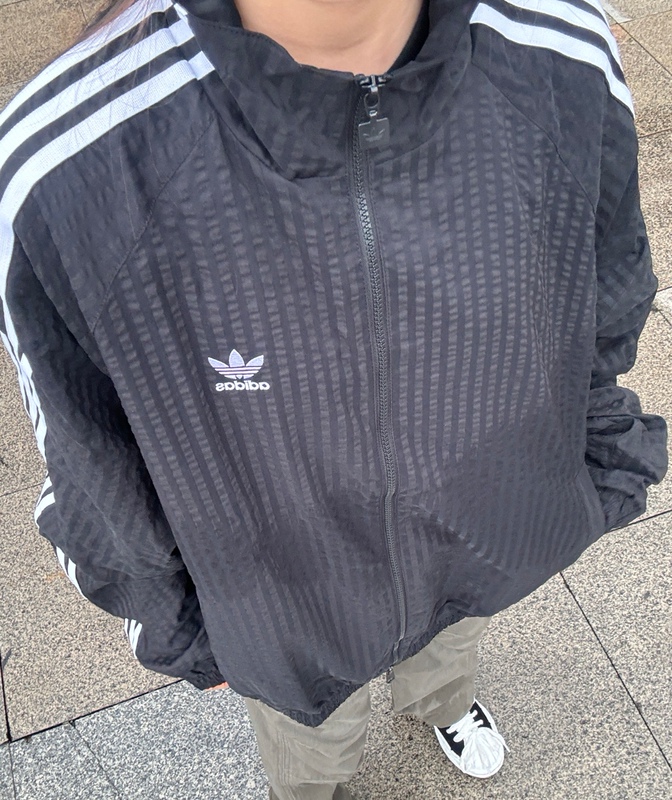 Adidas Originals Track Genuine Comfortable Retro Stand-Up Collar Sports Loose Jacket Men's Model Kc2605