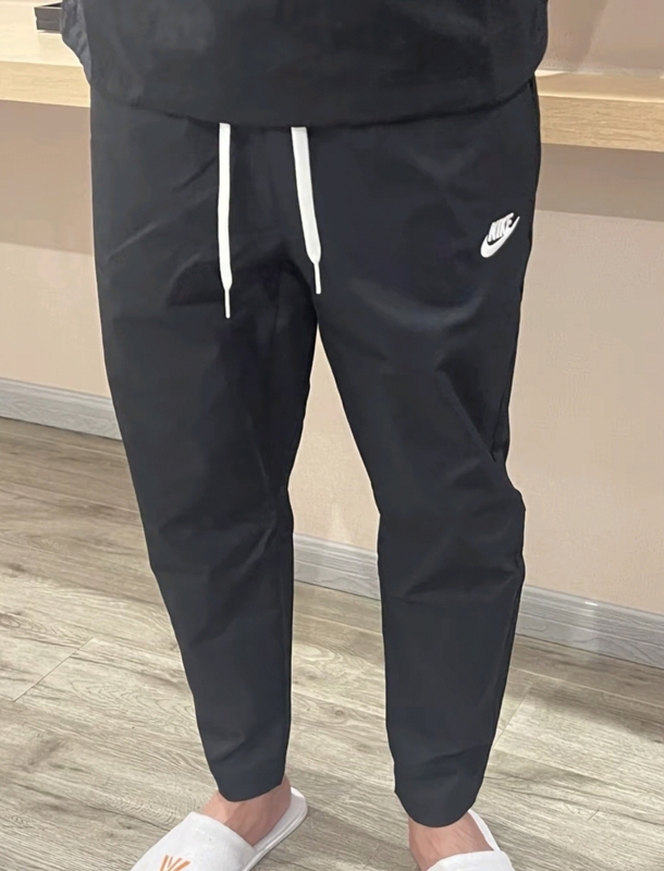 Authentic Nike Men's Loose Woven Breathable Sweatpants Straight-Leg Sports Pants Long Pants Dx0625-010