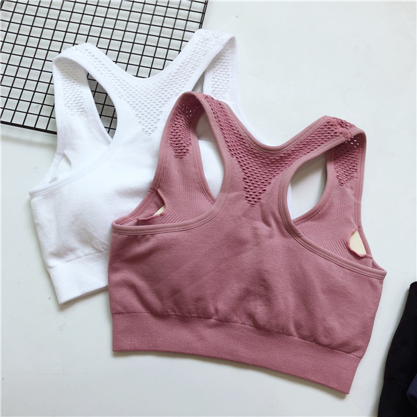 Kết cấu tốt Chuyên nghiệp cường độ cao dày chống rung Áo vest thể thao hình chữ I chạy thể dục yoga đồ lót áo gym nữ