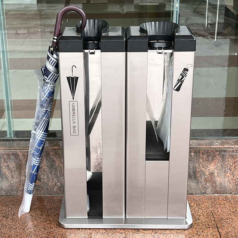 GNF stainless steel umbrella bagging machine matching special thickened umbrella bag leak-proof storage length shopping mall hotel
