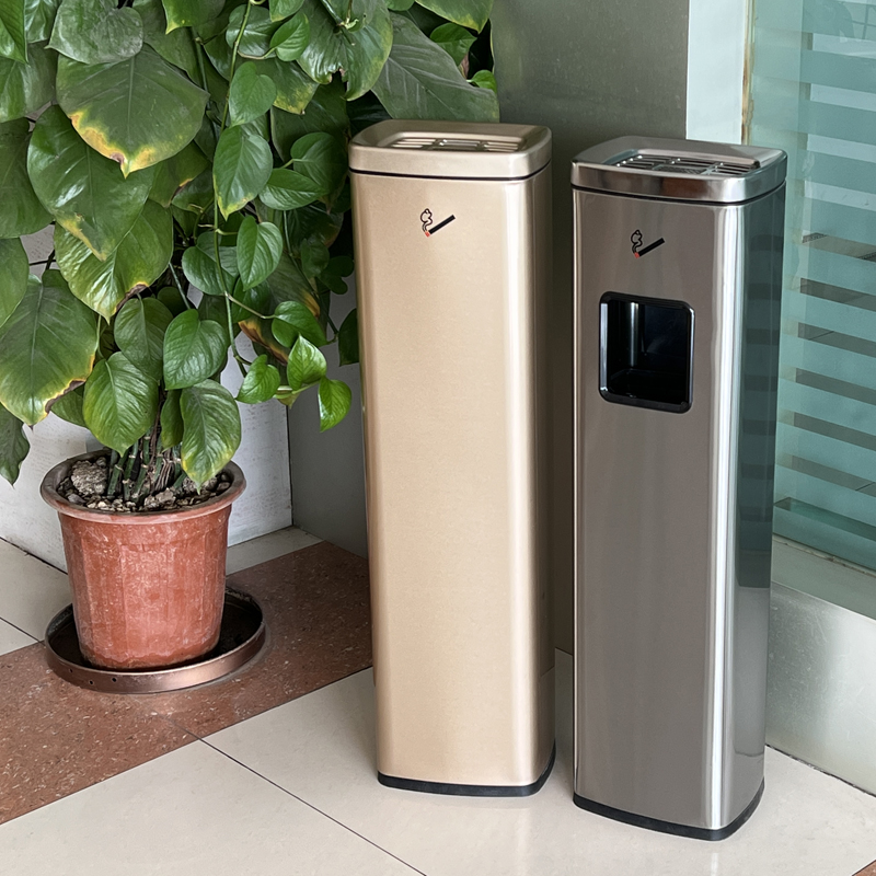 New south GNF vertical stainless steel extinguishing column smoke tids outdoor ash column lift mouth smoke head recycled barrel-Taobao