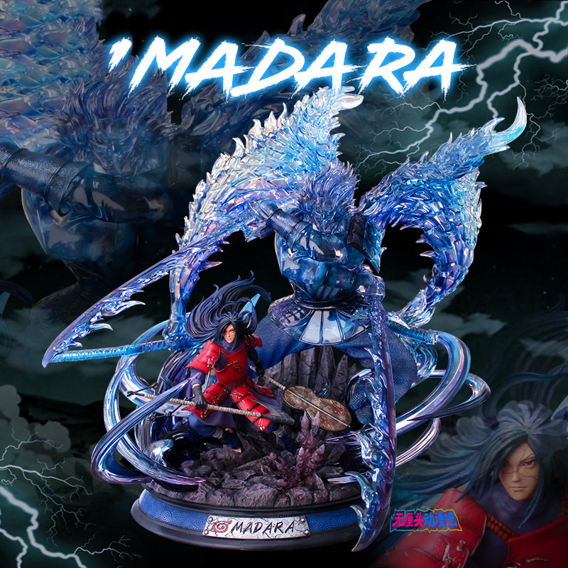 Naruto handmade GK Uchiha mustela susano Sasuke Kakashi statue model ornament