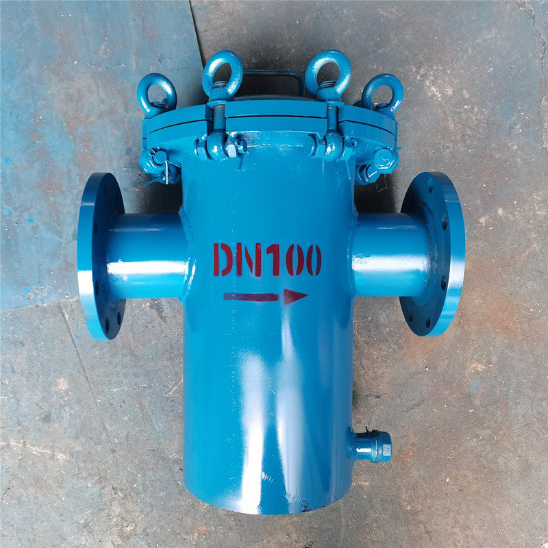 Quick open basket type filter lifting basket quick open blue filter dn40 50 65 80100125150