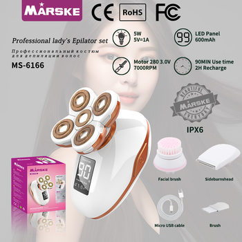New model women's shaver electric multi-functional five-head floating hair removal device water-washable face wash household cross-border trimmer