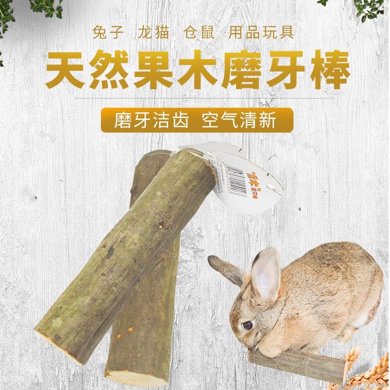 (Co's home) full size * small animal fruit wood grinding tooth stick rabbit apple wood dragon cat jumping post