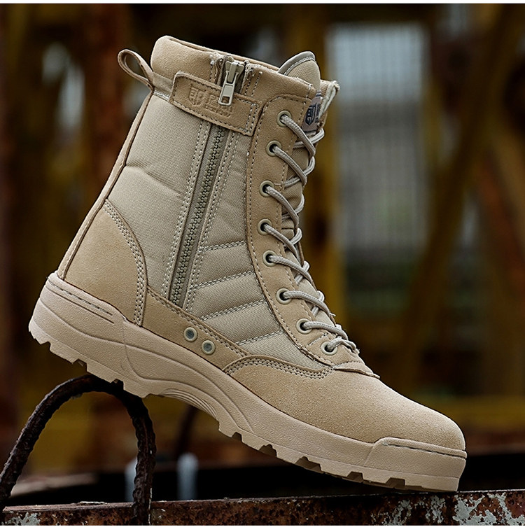 Bottes militaires en cuir - porter - Ref 1402522 Image 26