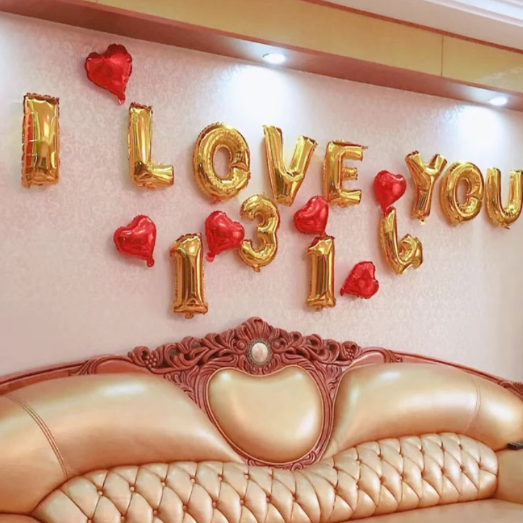 婚房布置结婚墙创意浪漫装饰