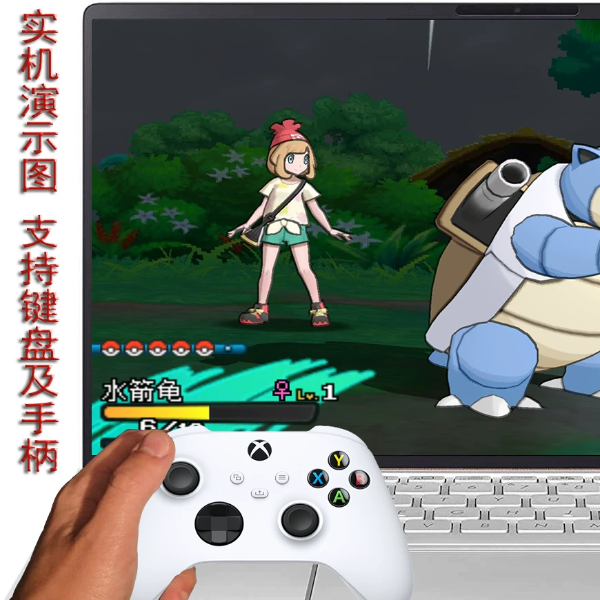 Портативная одиночная загрузка игры 3DS Pokemon Sun/Moon для ПК