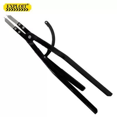 C- shaped buckle clamp multi-function caliper heavy-duty instrument inner and outer support, outer straight outer bend, inner bend Circlip pliers 25 inches