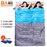 Miễn phí thuyền lạc đà đôi túi ngủ ngoài trời cặp vợ chồng người lớn ngoài trời đa chức năng ba trong một lều cắm trại hoang dã mua túi ngủ văn phòng