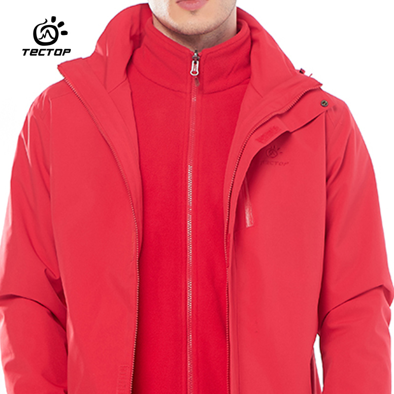 New Outdoor Assault Kit Men Catch Suede Two Sets Women's Three-In-One Windproof Waterproof Large Size Climbing Suit Winter Jacket